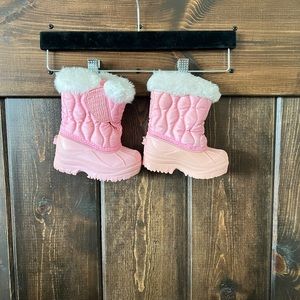Pink Snow Boots